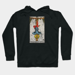 The Hanged Man tarot card (distressed) Hoodie